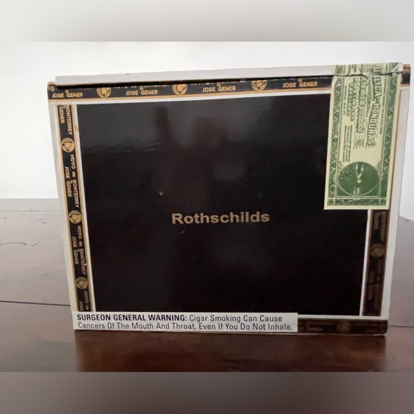 Hoyo De Monterrey de Jose Gener Rothschild Madero Empty Cigar Box - Picture 5 of 5